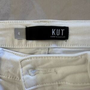 Kut from the Kloth White Jeans Classic Denim